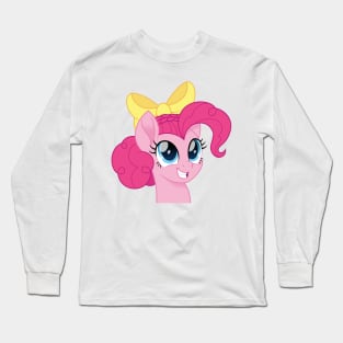 Pinkie Pie portrait short mane Long Sleeve T-Shirt